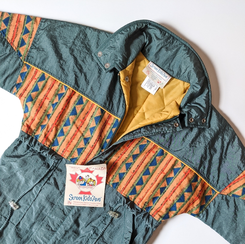 Fresh from the 80s kids unisex mid-season jacket